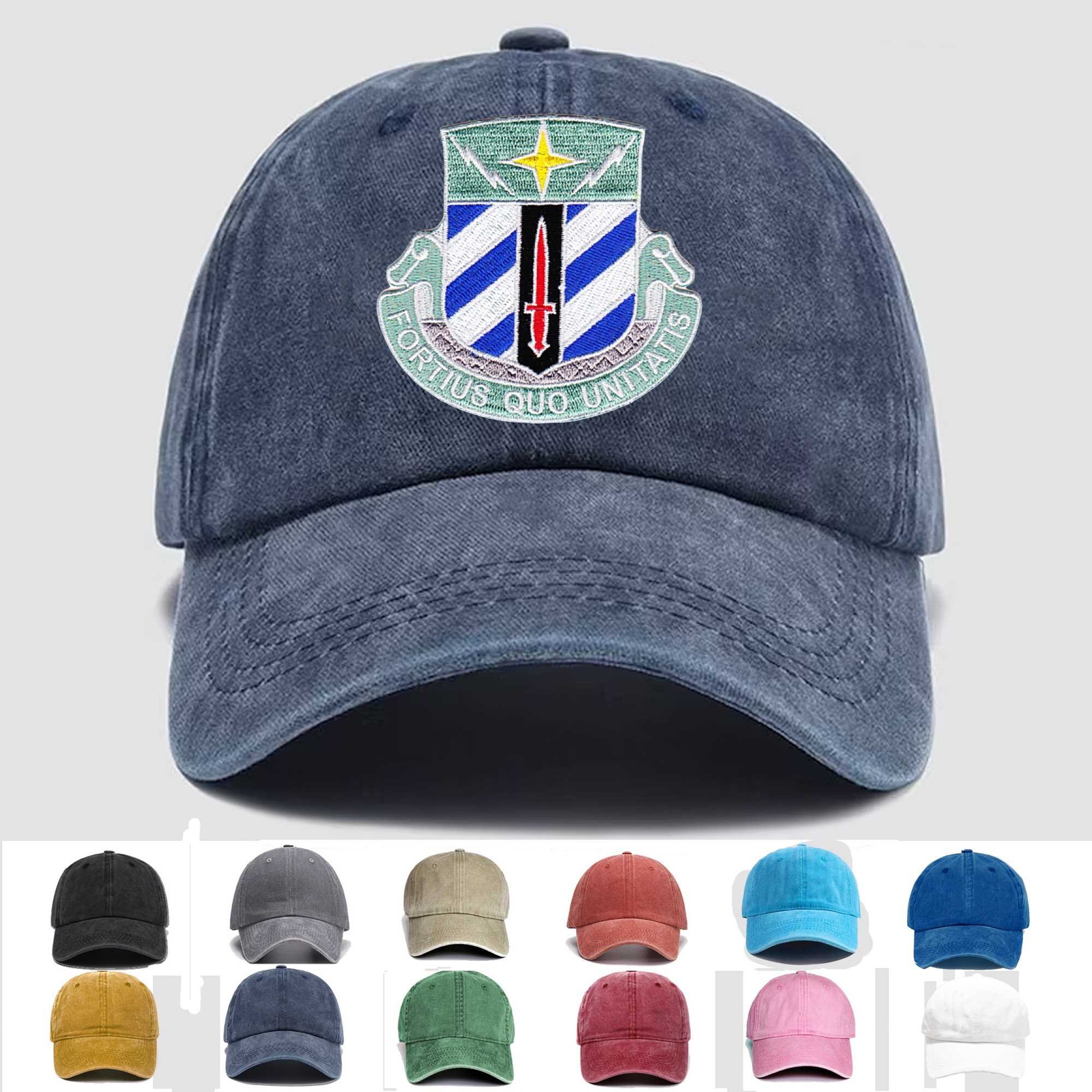 Custom Embroidered Hat STB-74 3rd Infantry Division, Veteran Cap, Trucker Hat