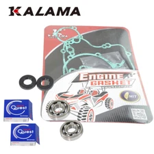 KALAMA Gasket Set Oil Seal Nachi Main Bearing for Kawasaki KX 60 1986~2003