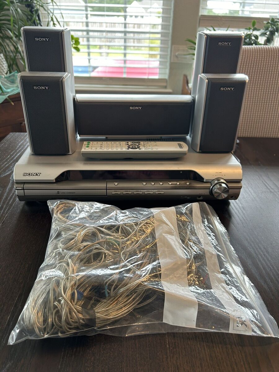 Sony S-Master Digital Amplifier DVD Receiver 5-Disc Changer Sony S-Master Digital Amplifier DVD Receiver 5-Disc Changer