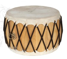 TRADITIONAL KOREAN FARMERS MUSIC DRUM  "NONGAKBUK" _15.5"/ 1JA 3CHI/ 39cm