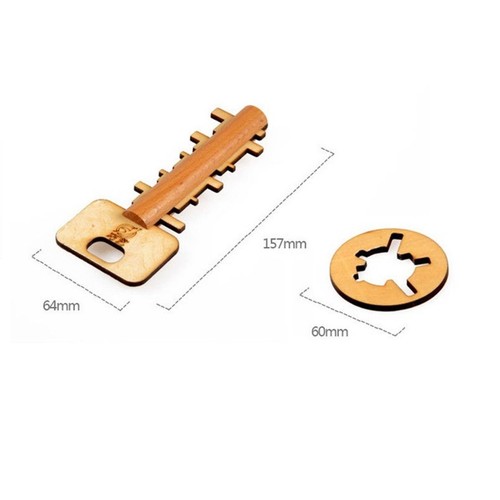 Educational Creative Kids Toy Intelligence Development Games Puzzle Unlock Key B - Picture 5 of 6