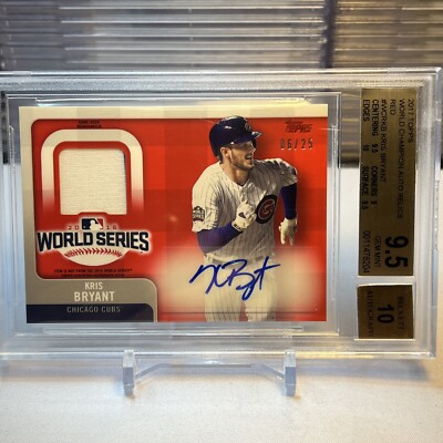 Kris Bryant 直筆サインボール レリック シリアル ボブルヘッド Kris