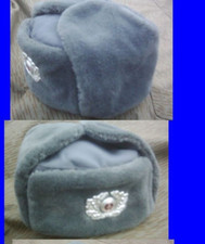 Gr 56 cm original  DDR , nva , Volkspolizei Vopo Trapo , Wintermütze ,Bevo,MDI
