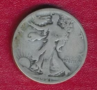 1921-S WALKING LIBERTY SILVER HALF DOLLAR **VERY NICE CIRCULATED** FREE SHIP!