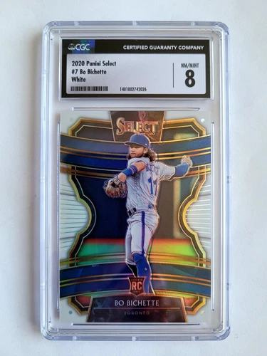 2020 PANINI SELECT WHITE PRIZM BO BICHETTE RC! 11/50! CGC 8! 1/1! JERSEY #!