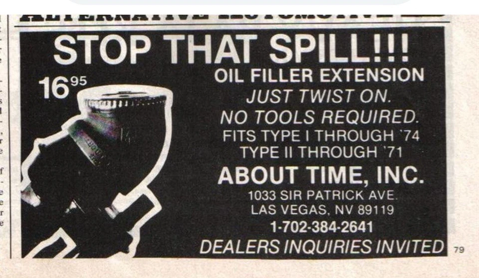 Oil Filler extension “About Time” Volkswagen - Image 3 of 3