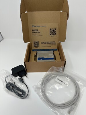 Teltonika RUT300000000 RUT300 Industrial Ethernet Router NEW Factory Sealed
