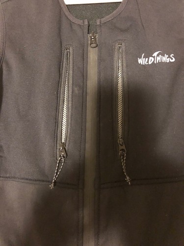 Wild Things taktische Polartec Nylonhose Lätzchenstil schwarz Reißverschlussbeine 27"" nahtlos - Bild 4 von 9