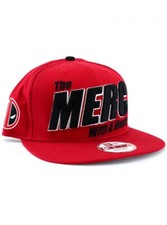 New Era Deadpool 9fifty Snapback Hat Merc With A Mouth Adjustable Marvel Red