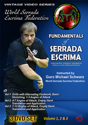 3 DVD Box Fundamentals of Serrada Escrima Guro Michael Schwarz FMA