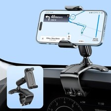Multifunctional Car Dashboard Mobile Phone Holder 360 Degree Rotation Univers...