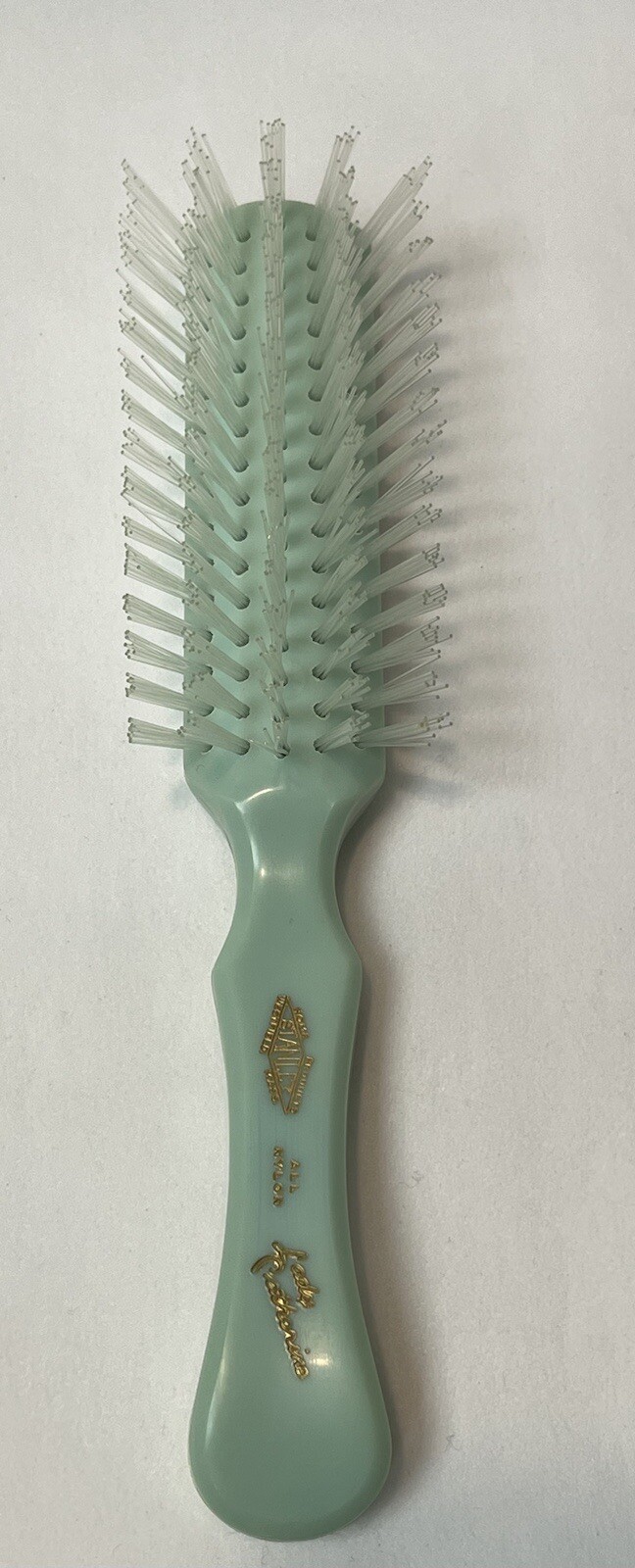 RARE Vtg STANLEY Lady Catherine Hairbrush & Comb Set CELESTIAL BLUE