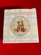 Longaberger 2000 Baby tie-on  Boy or Girl  New in package 