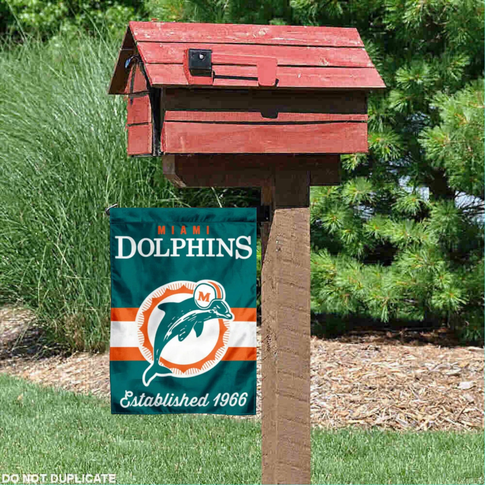 Miami Dolphins Throwback Retro Vintage Official Garden Flag
