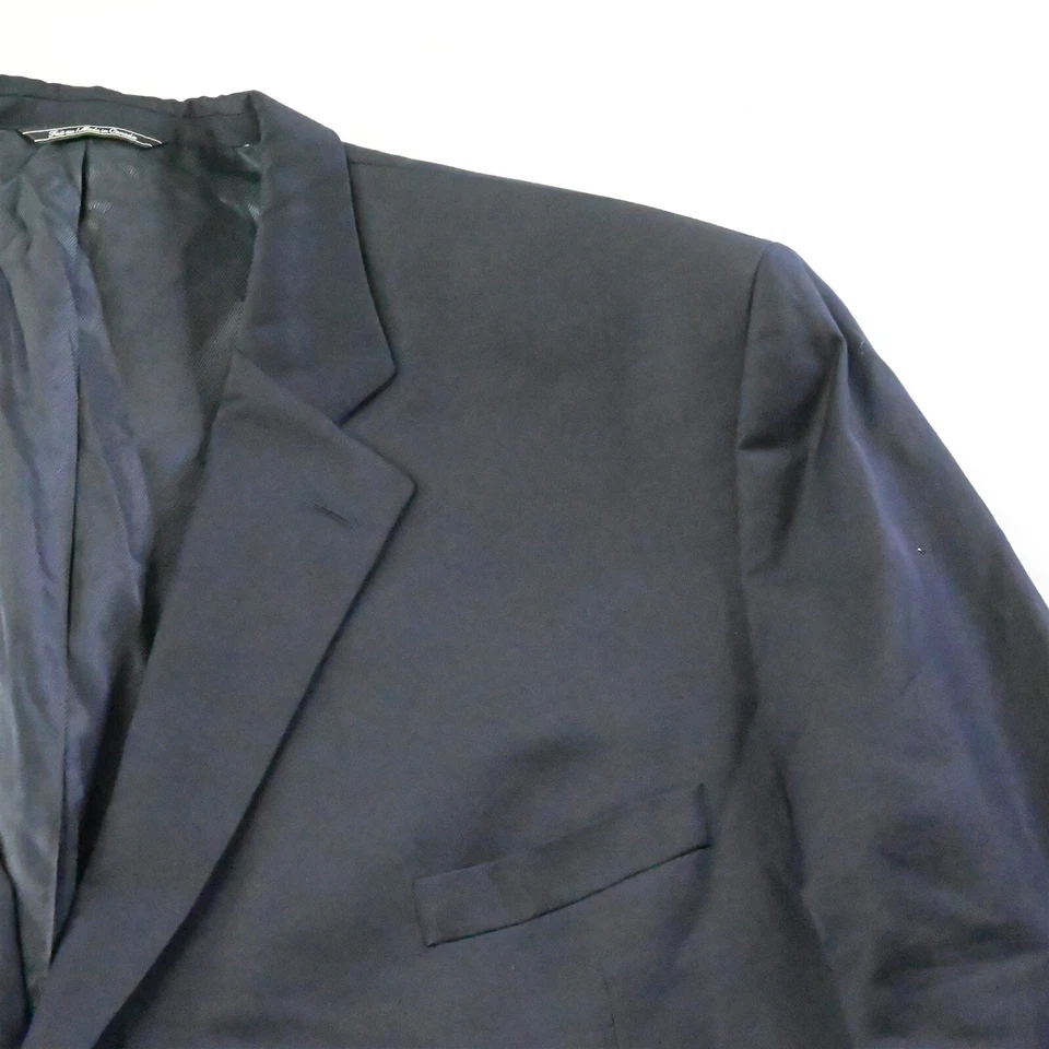 Jack Victor 60L Azul Marino Plata Botón King SPJ Hombres Blazer Abrigo Deportivo Chaqueta Foto 2 de 4