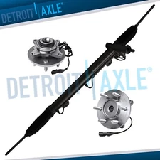4WD Steering Rack and Pinion Wheel Bearing Hubs for 2003-2006 Ford Expedition