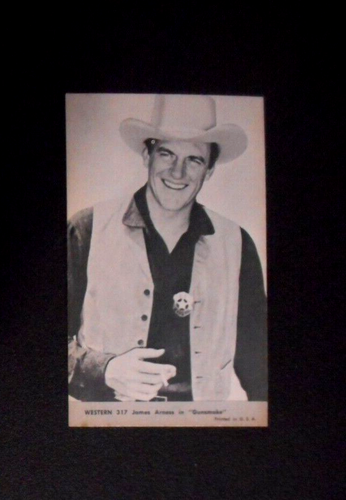 1959 WESTERN CARD #317 JAMES ARNESS GUNSMOKE NU CARD