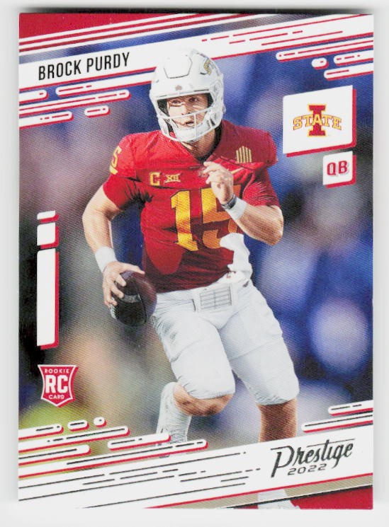 2022 Panini Chronicles Draft Picks #25 Brock Purdy Prestige