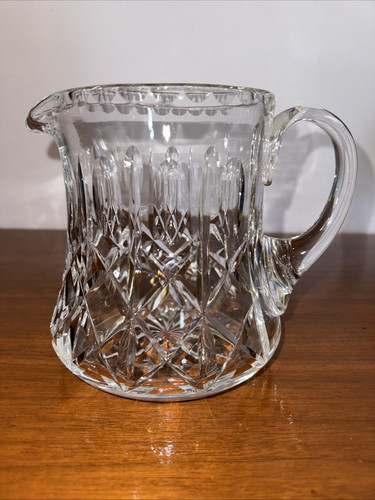 Royal Brierley Crystal "ASCOT" Water Juice Jug Pitcher - Flat Bottom 6”Tall - Picture 1 of 18