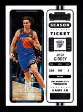 2022-23 Panini Contenders #16 Josh Giddey Oklahoma City Thunder