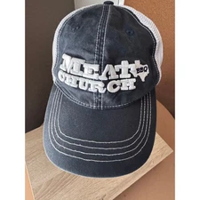 Meat Church BBQ Trucker Hat Mesh Snapback Cap