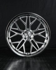 19 Rohana Rfc3 Silver 19x8.5 Concave Wheels Rims For Audi S6