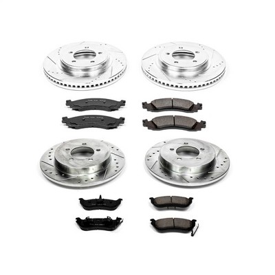 Power Stop K1443 Z23 Daily Driver Brake Pad and Z23 Evolution Brake Rotor Kit