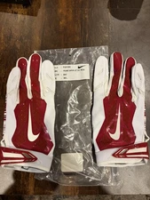 Nike Vapor Jet 3.0 Football Receiver Gloves Crimson/White Size XXL