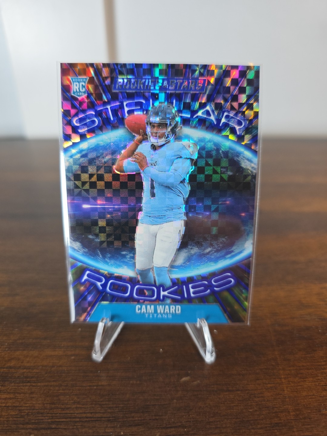 2025 Rookies And Stars Cam Ward Stellar Rookies Blue Plaid- Titans🔥