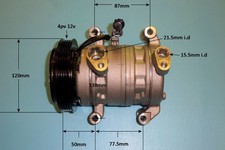 CoolZone Aircon Compressor 14-0274P For Fiat Fullback Pickup