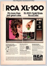 RCA XL100 Solid State Color Television AccuColor RCA Vintage 1972 Advertisement