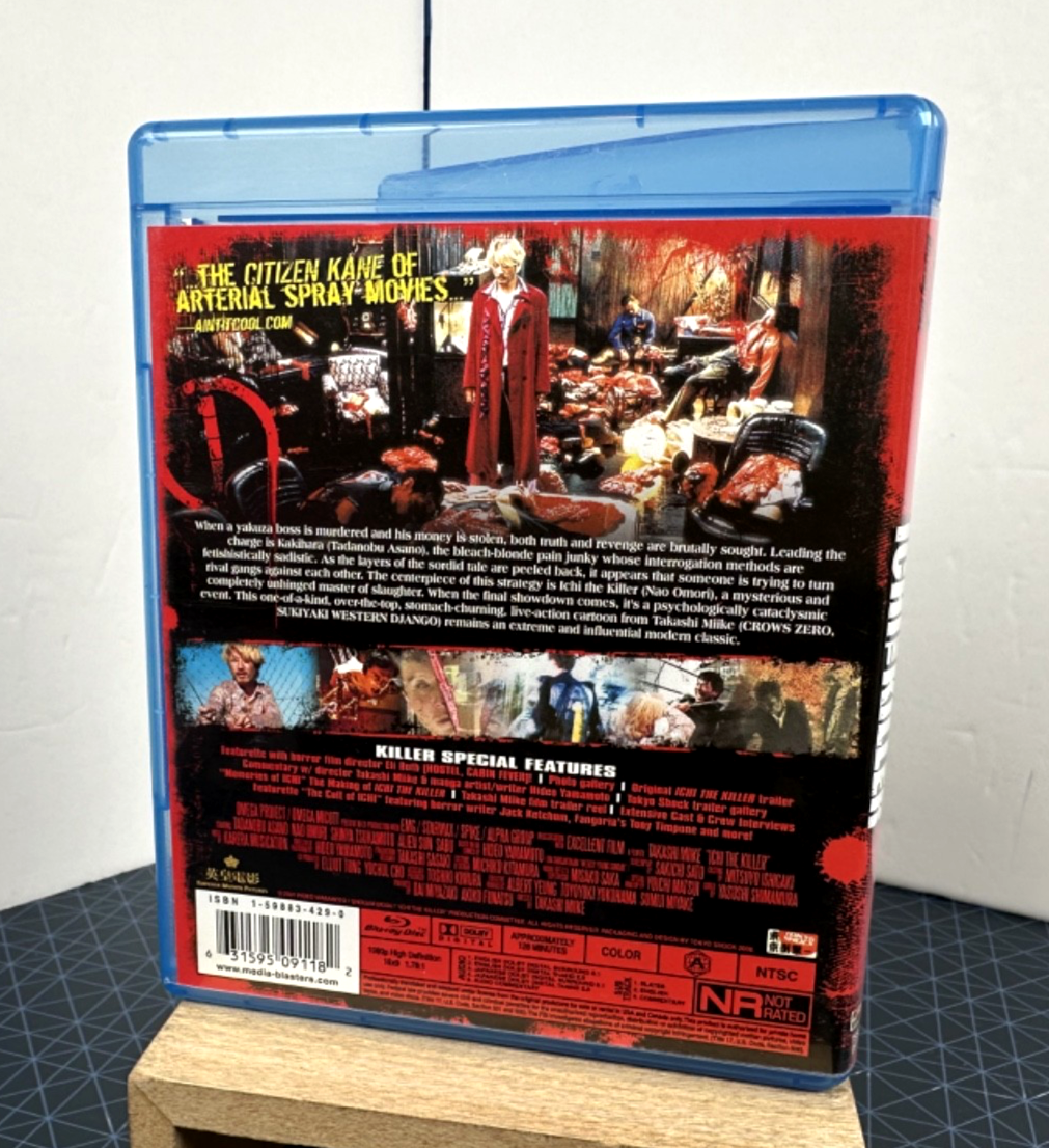 Ichi the Killer (Blu-ray, 2001, Tokyo Shock) Unrated 128min Cut