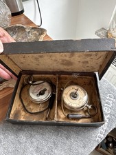 Antikes Volt- und Amperemeter im Originalkasten &ndash; Vorkriegszeit ca. 1930er