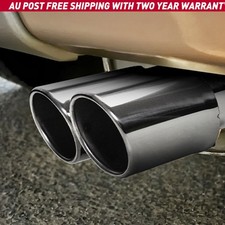 2.5" Car Muffler Exhaust Resonator Sound Pipe Silencer Tuning Stainless Steel