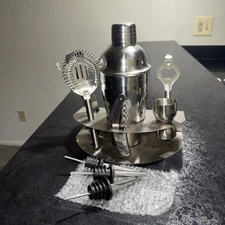 Bartender Kit with Shaker Set, Stainless Steel For Home Bars