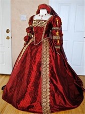 Tudor Elizabethan Queen Dress Italian Renaissance Borgiaed Wedding Dress Duchess