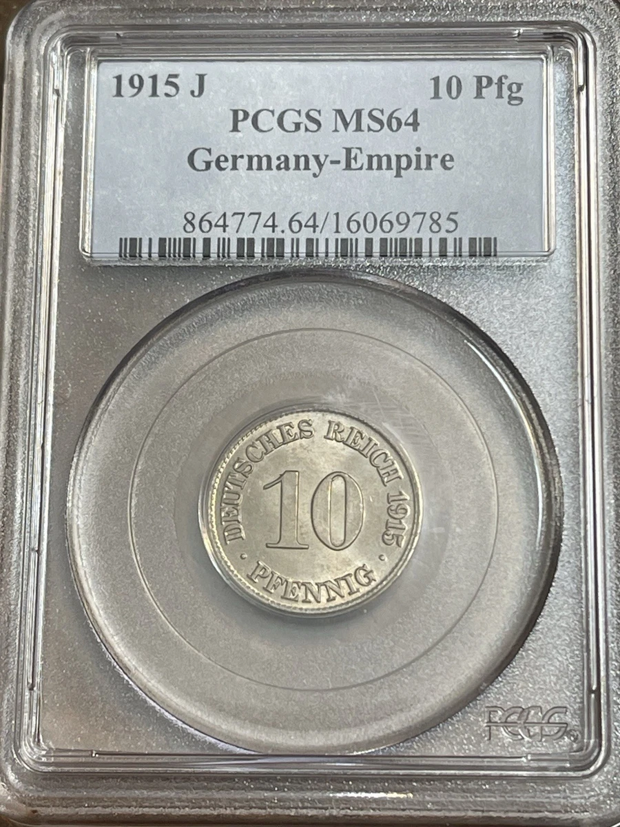 トーン　NGC MS64 ドイツ 1915年 A 1マルク　銀貨 トーン NGC MS64 ドイツ 1915年 A 1マルク 銀貨 【公式通販】