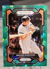 Brooks Robinson 2024 Prizm Green Cracked Ice #292 Baltimore Orioles HOF