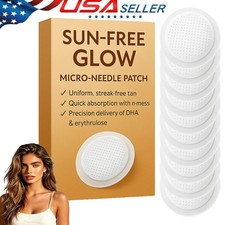 Sun-Free Glow Patches, PurevLab Self-Tanning Patch   Natural Bronze 10 Tablets  