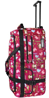 Reisetaschen mit 3 Rollen 80 Liter Volumen viele Farben Unisex Reißverschluss