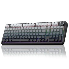 AULA F99 Pro Wireless Mechanical Keyboard with Knob,Gasket Structure,Tri-Mode...