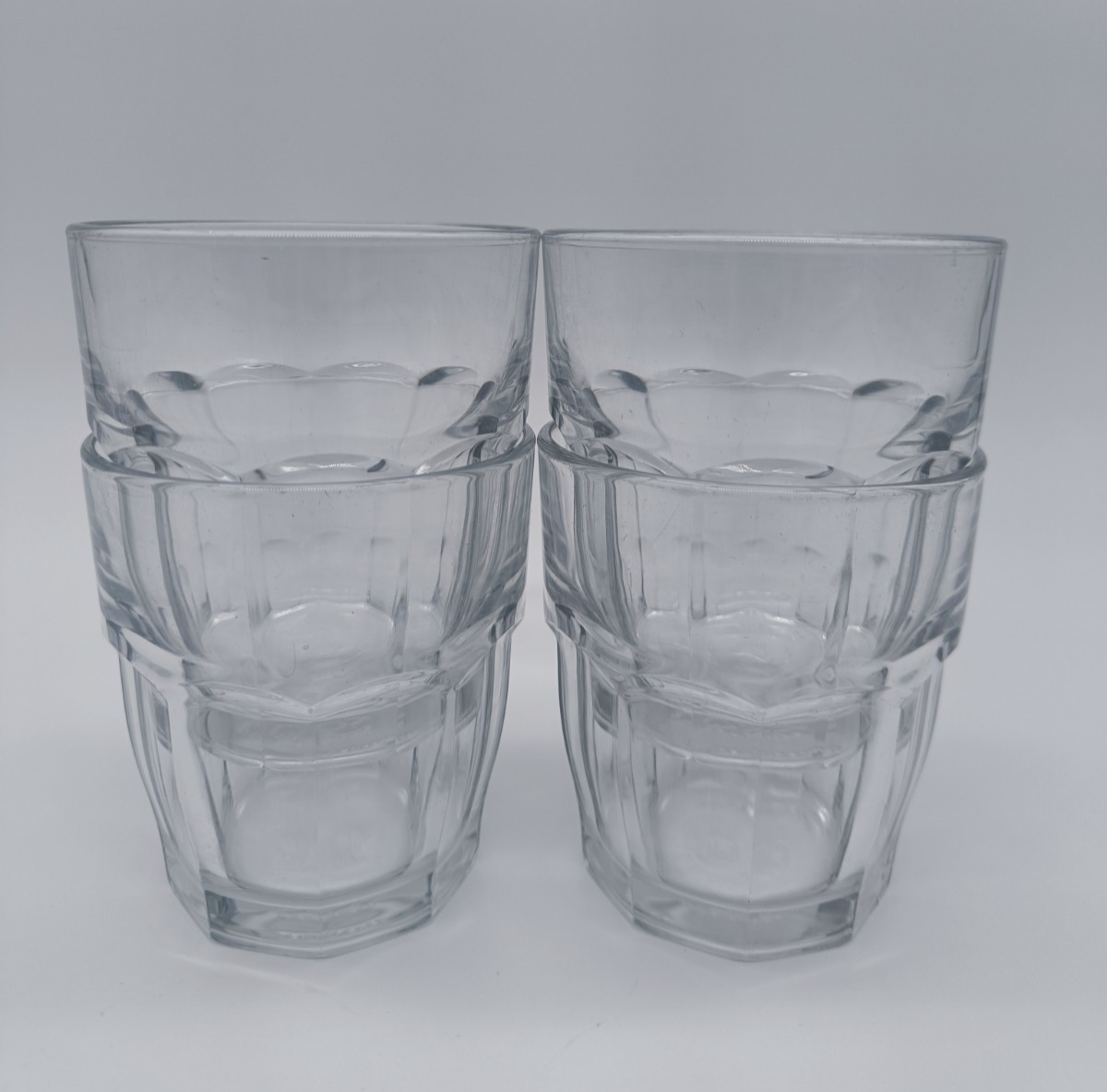 Bormioli Rocco 4x Rock Bar Lounge Water Glasses Whisky Tempered  Tumblers 300ml