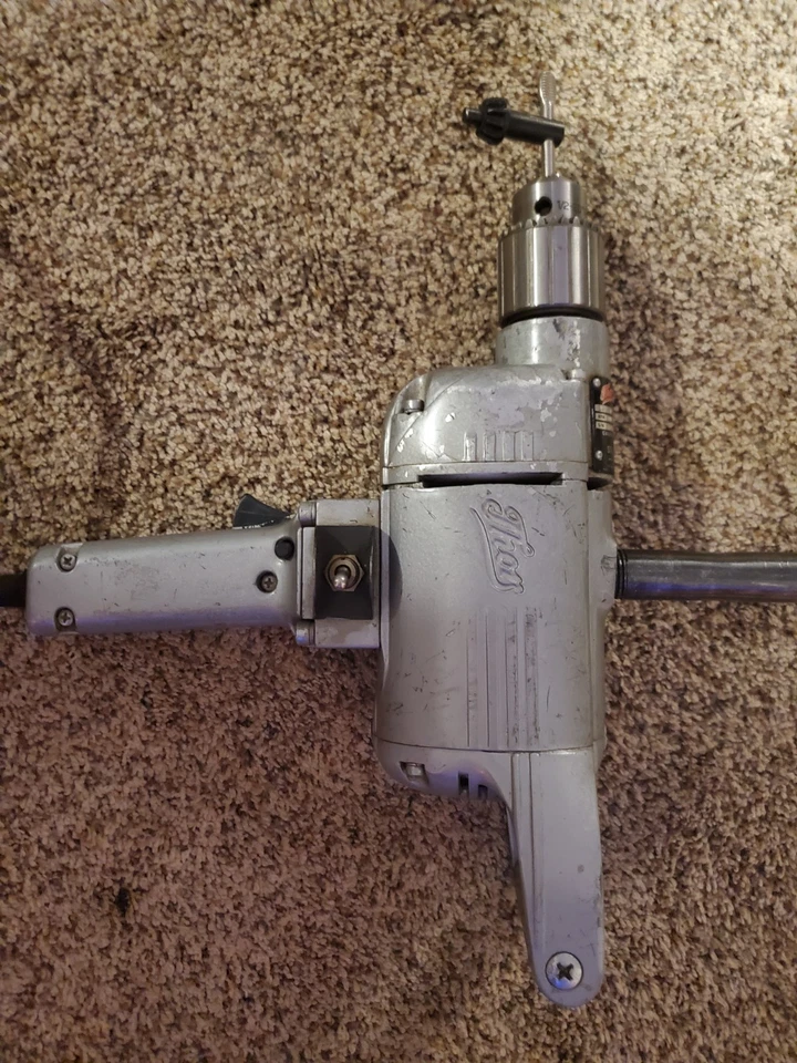 Vintage Thor Model EJ9 R Heavy Duty Electric Drill with Chuck Key - Image 3 of 4