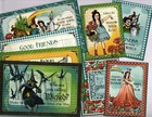 Graphic45 WONDER OF OZ (8PK) HANDMADE EPHEMERA JOURNAL CARDS TWO-Sided