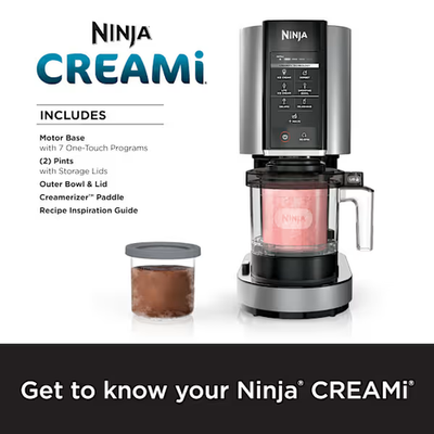 Ninja NC300 CREAMi Ice Cream Maker - Silver for sale online | eBay