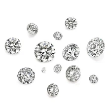 Fashewelry 50Pcs Tiny Cubic Zirconia Faceted Rhinestone Cabochons 1mm 2mm 3mm