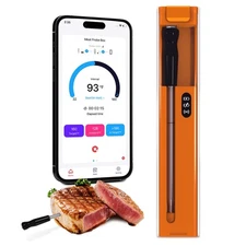 Riida Smart Bluetooth Wireless Meat Thermometer, 500ft Bluetooth Digital Food...