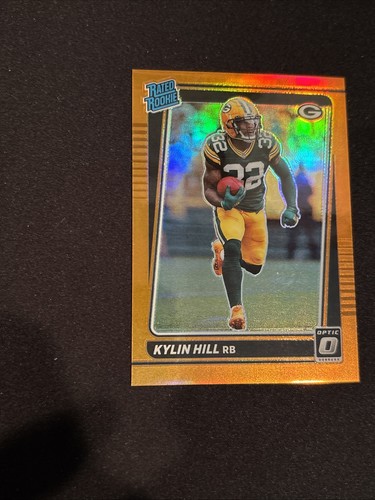 2021 Panini Donruss Optic Rated Orange Prizm /199 Kylin Hill #289 Rookie RC - Picture 2 of 4
