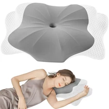 DONAMA Cervical Pillow for Sleeping, Contour Memory Foam Pillow for Neck and ...