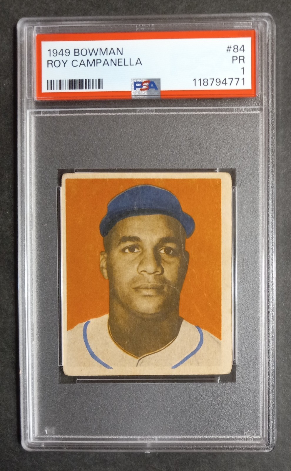 1949 Bowman - #84 Roy Campanella - Rookie - HOF - PSA 1 PR